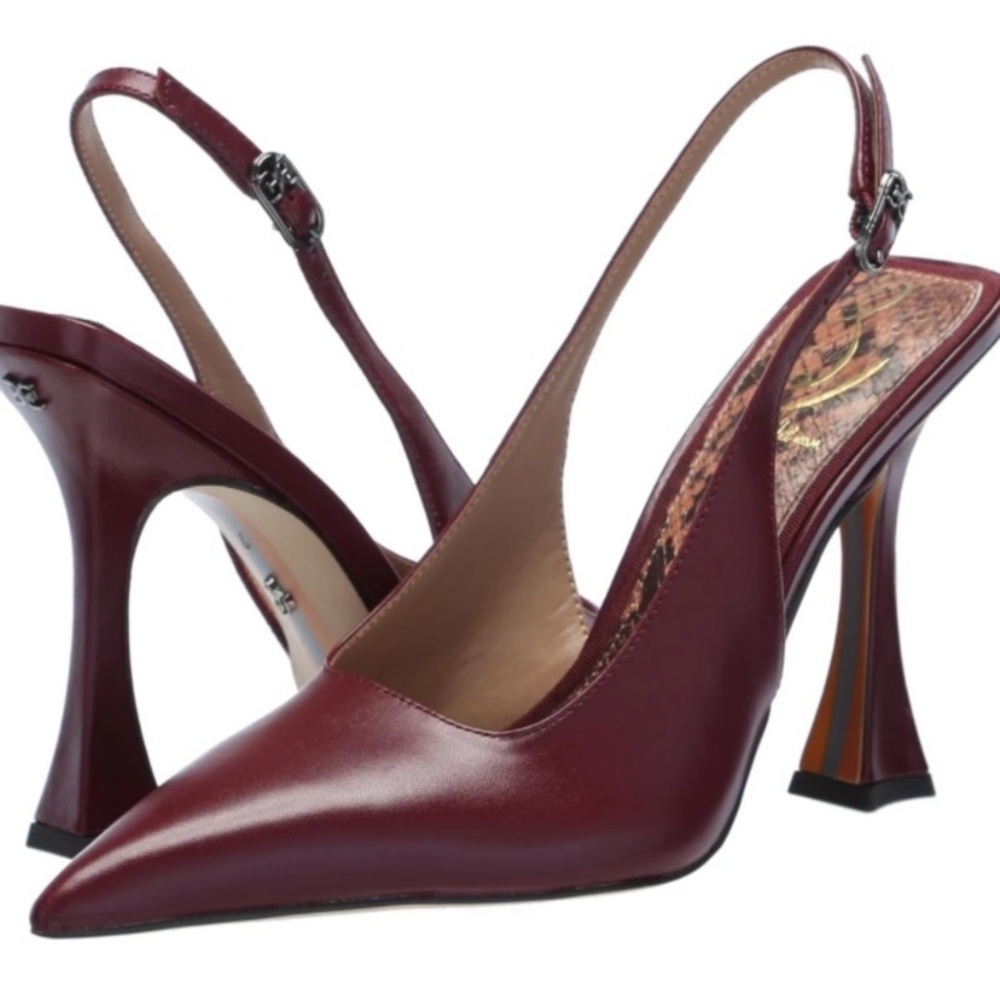 NIB Women’s Sam Edelman Odette Slingback Pump. Chiant, Size 10.5